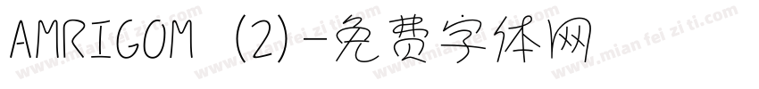 AMRIGOM (2)字体转换